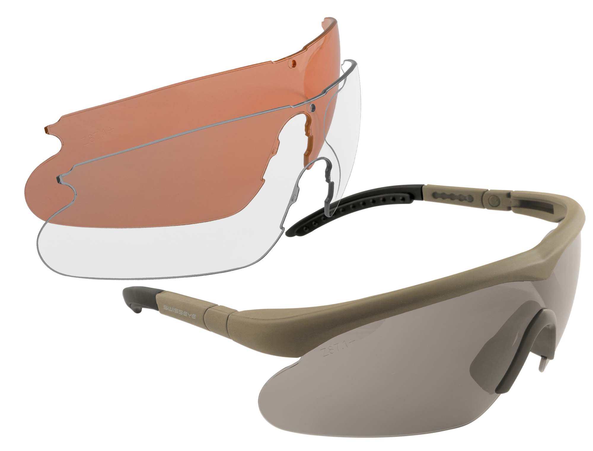 SwissEye Tactical Brille Raptor Coyote